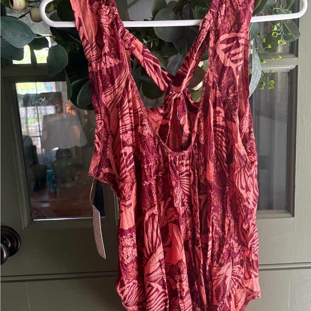 Free People Cherry Combo Sleeveless Top - Picture 3 of 4